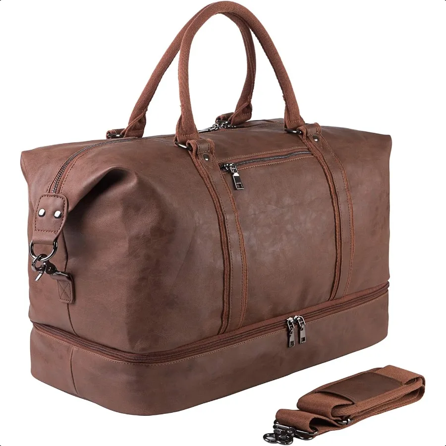 

Weekender Overnight Bag Carry On Bag Travel Bag with Shoe Pouch