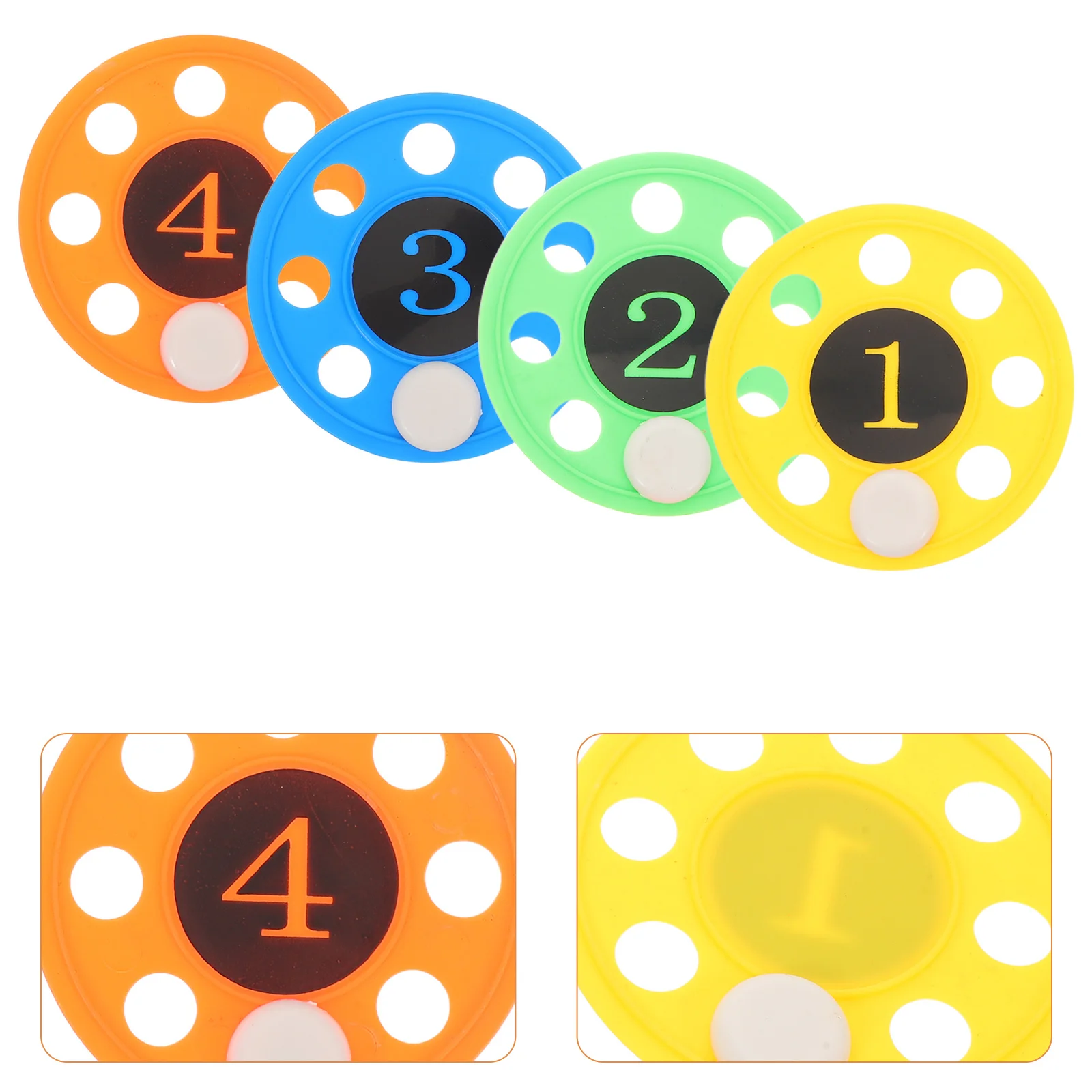 

12Pcs Diving Discs Colorful Numbers Summer Swim Pool Game Hand Eye Coordination Underwater Practice Bulk Dive Training Set