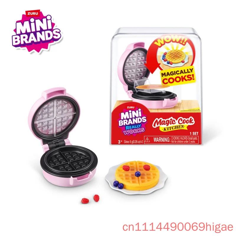 Genuine Zuru Mini Magic Kitchen Series Toy Set Miniature Kitchen Appliances Blender Toaster Kitchen Cooking Toy Surprise Gifts