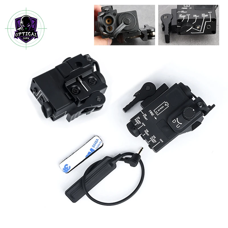 WADSN DBAL-Mini Compact Aiming Red/Green infrared No White LED QD Mount 2.5MM Pressure Switch Airsoft Hunting Accessories