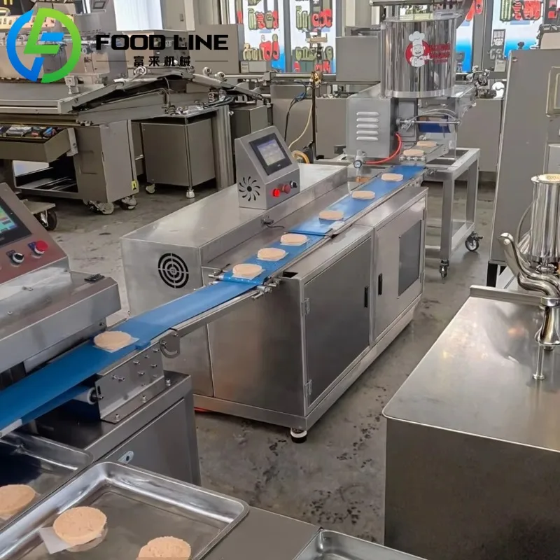 Automatic Hamburger Patty and Burger Molding Machine for Chicken Nugget Meat Pie Beef Patty with Motor As Core Component