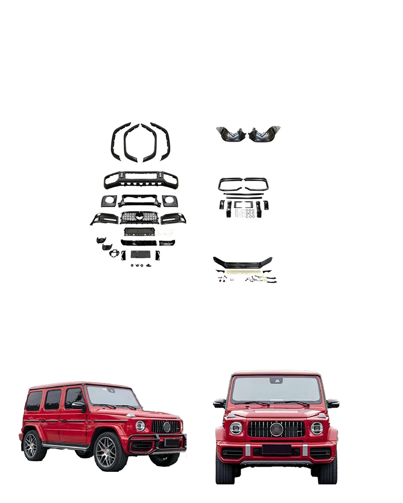 

Upgrade G63 AMG Bodykit G63 AMG Front bumper grille guard Fenders Lining BBRS Front Lip for B-ENZ 19-22 G Class W464