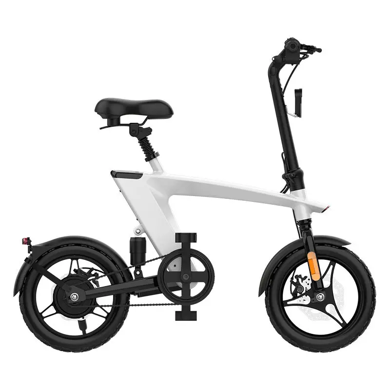 14 Inch Folding Fast Electric Bicycle Small City E Bike Hidden Battery 48v Tube Fiets Elektrische Battery