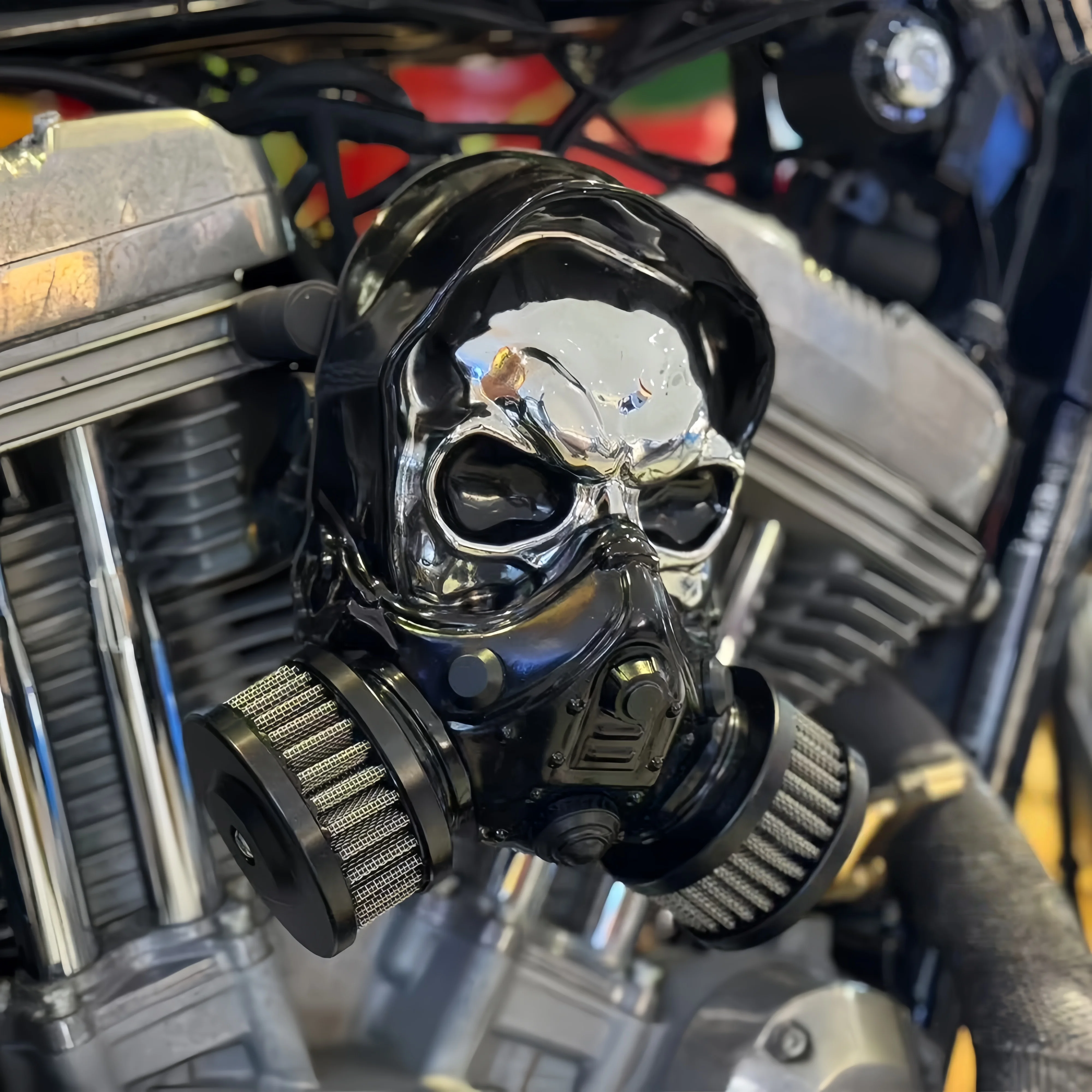 FOR Sportster XL 2004-2022 New Motorcycle modification accessories filter intake skull suitable ﻿
