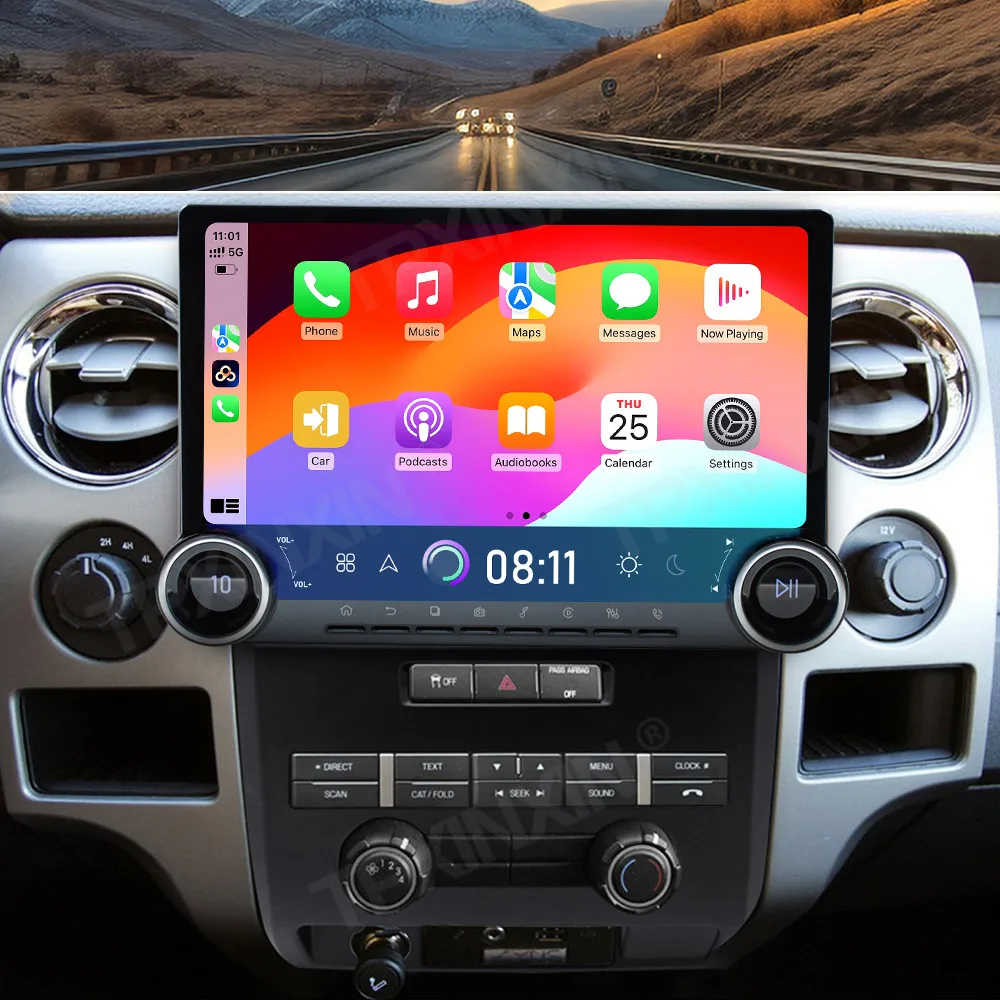 

Cassette Recorder Car Radio Automotive Multimedia Stereo Android For Ford Raptor F150 2008~2014 GPS Navigation Player Head Unit