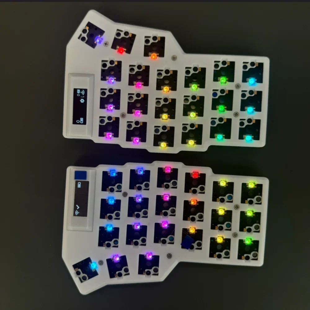 مخصص CorneV3 Choc الانظار سبليت لوحة المفاتيح عدة إيفا بلوتوث اللاسلكية Github RGB القرن سبليت لوحة المفاتيح الميكانيكية عدة ألعاب