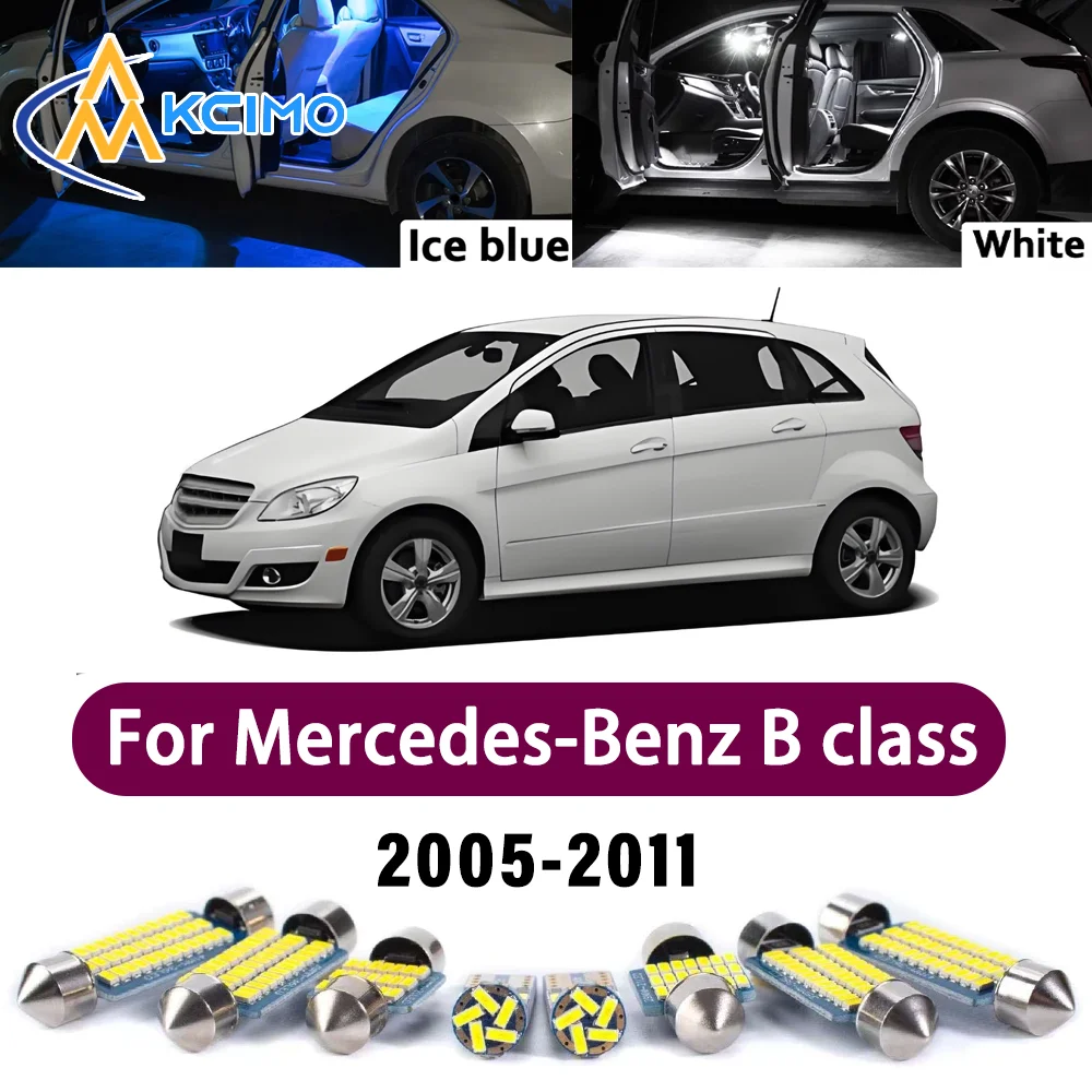 

LED Canbus Interior Reading Dome Vanity Mirror Light Kit For Mercedes-Benz B class W245 2005-2011 Premium Easy Install Light
