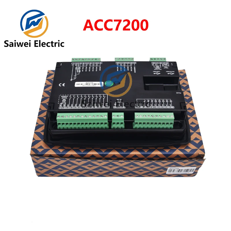 SmartGen ACC7200 diesel driven air compressor controller, 4.3-inch color screen+USB+RS485+CANBUS