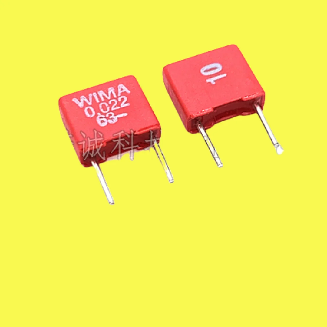 

10 шт./A 63 В 223 0,022 мкФ MKS2 63 В 22NF расстояние стопы 5 мм