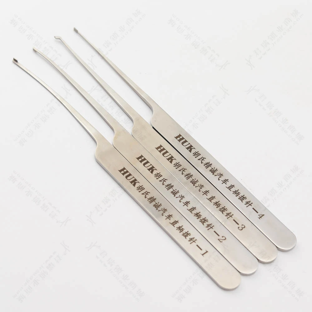 4PCS/SET High Quality Auto and Civilian Lock Cylinder Straight Handle Tool