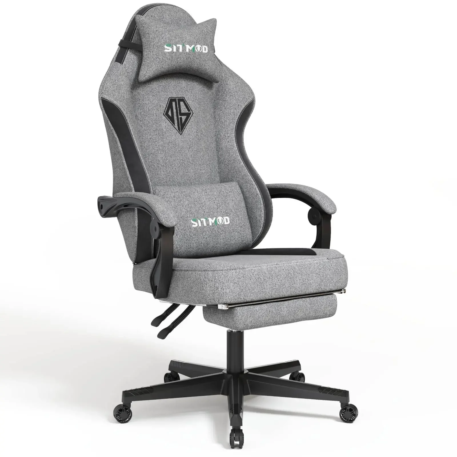 

SITMOD Gaming Chairs for Adults with Footrest-Computer Ergonomic Video Game Chair-Backrest and Seat Height Adjustable Swivel Tas