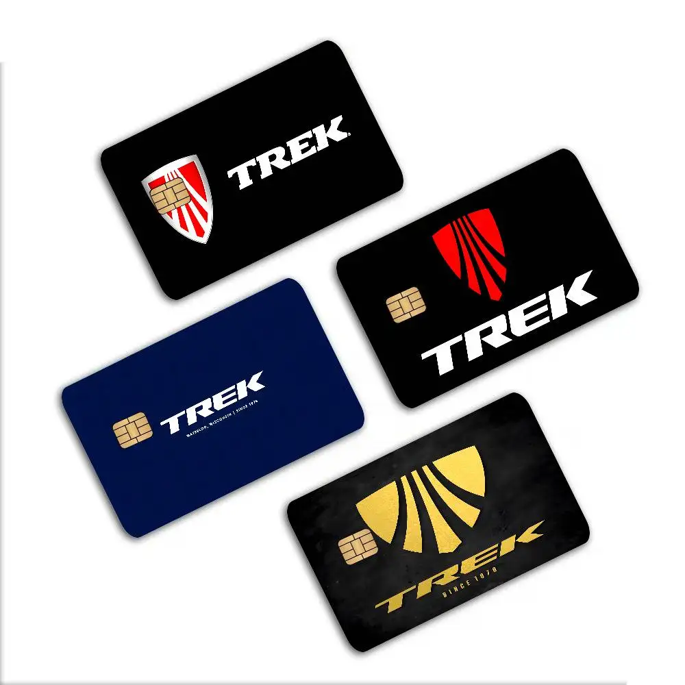 T-TREKS Bicycle Anime Cartoon Sticker Film Skin for Credit Card Debit Bank Bus Card