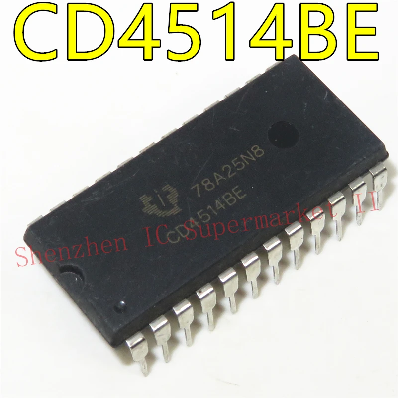 1pcs/lot CD4514BE CD4514 DIP-24 In Stock