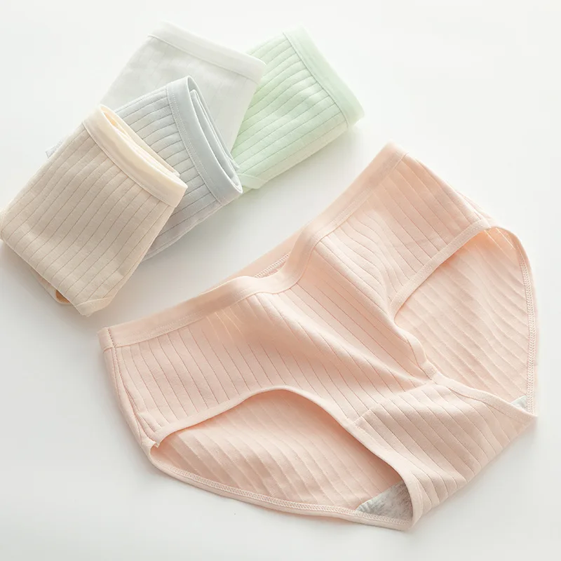 5 Teile/satz frauen Baumwolle Unterwäsche Einfarbig Mädchen Briefs Sexy Wäsche Shorts Atmungsaktive Unterhose Weibliche Intime Panty