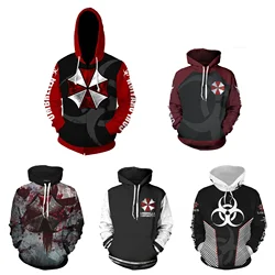 Evils 4 Hoodies Halloween Cosplay Costume Leon Scott Kennedy Jacket Sweater Zipper Clothing