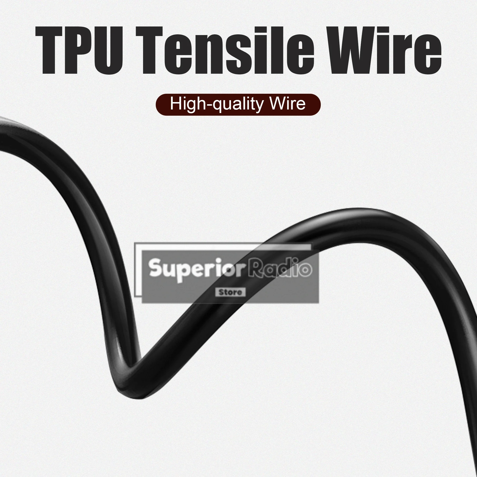 7.1MM NATOプラグトランシーバー調整可能な戦術喉振動マイクエアチューブヘッドフォンヘッドセットマイク（U94 PTTケーブル用）