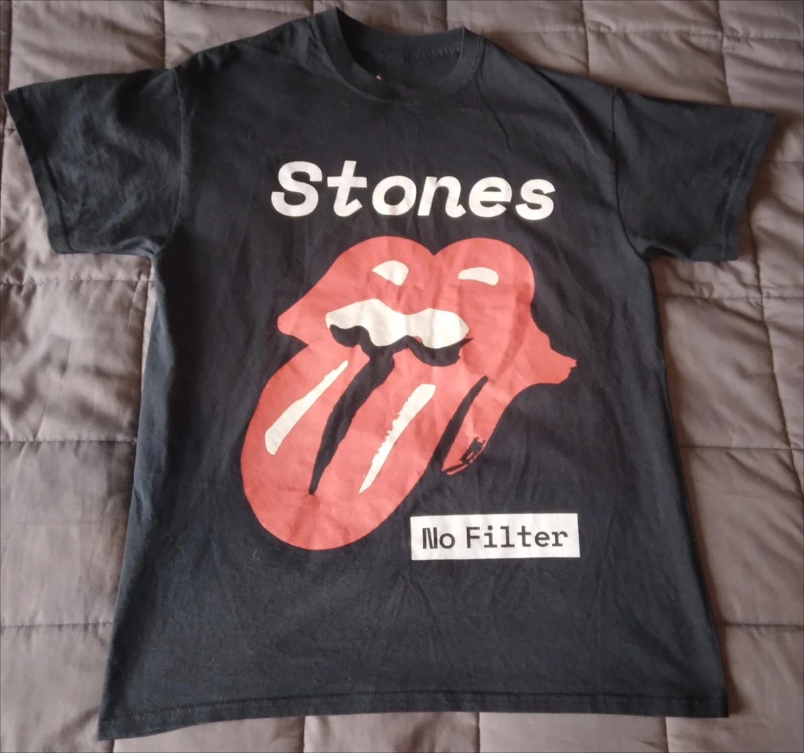 

The Rolling Stones T Shirt No Filter European Tour 2018 Rock Band Men's Medium American T-shirt Men Street Short-sleeved Women