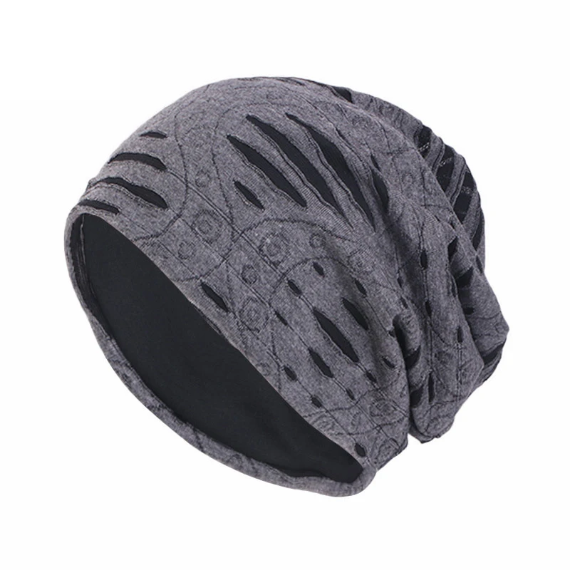 Hip Hop Unisex Men Women Slouch Cap Cotton Beanies Skullies Outdoor Thin Soft Hat Breathable Baggy Outdoor Bonnet Cover Casual