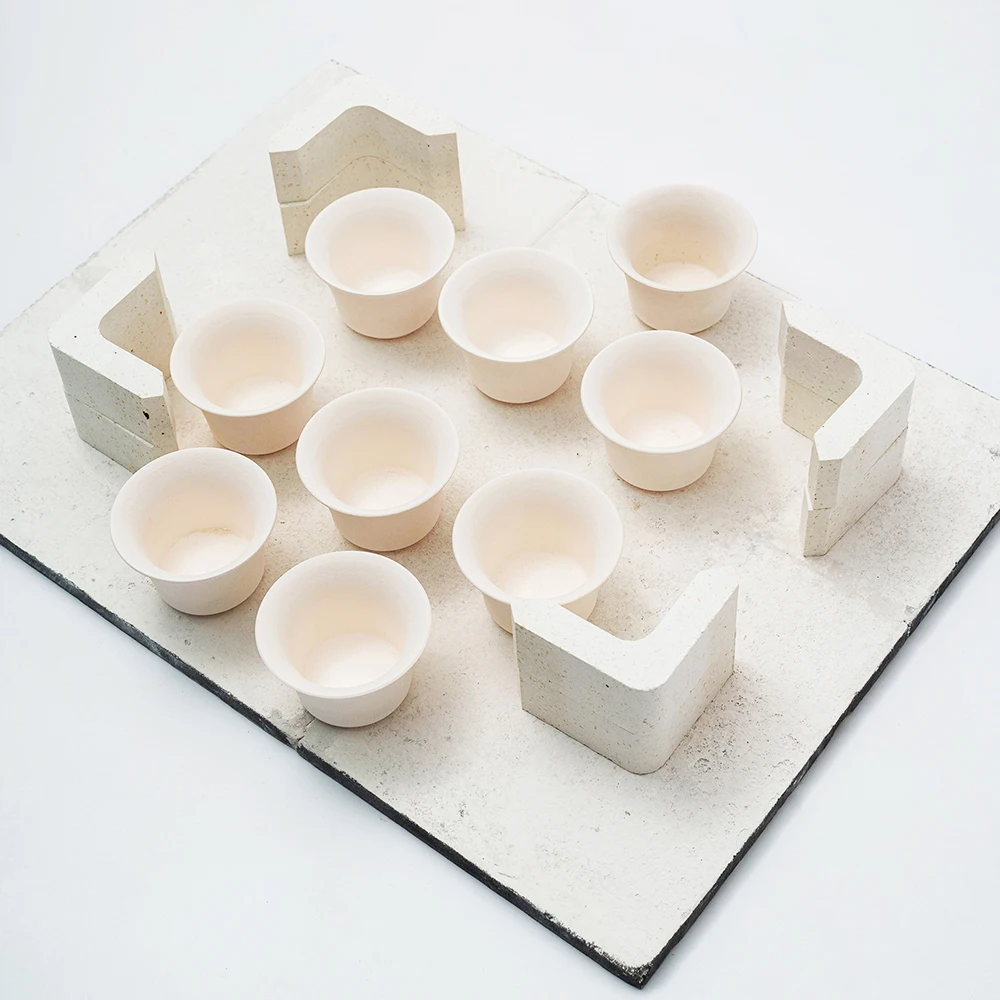 أداة الفخار أدوات إطلاق الفرن عمود موليت على شكل حرف L 1310 ℃ ملحقات إطلاق الطين بعمود الفرن المقاوم لدرجات الحرارة العالية #4