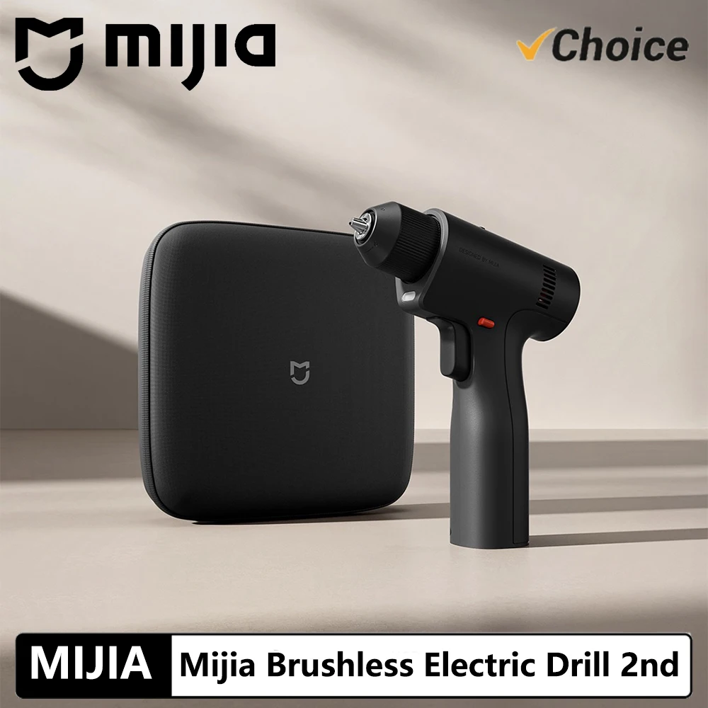 NEW MIJIA Brushless Electric Drill 2 Smart Home Power Tool Type-C Rechargeable Multi-functional Cordless Drill Screwdriver CN
