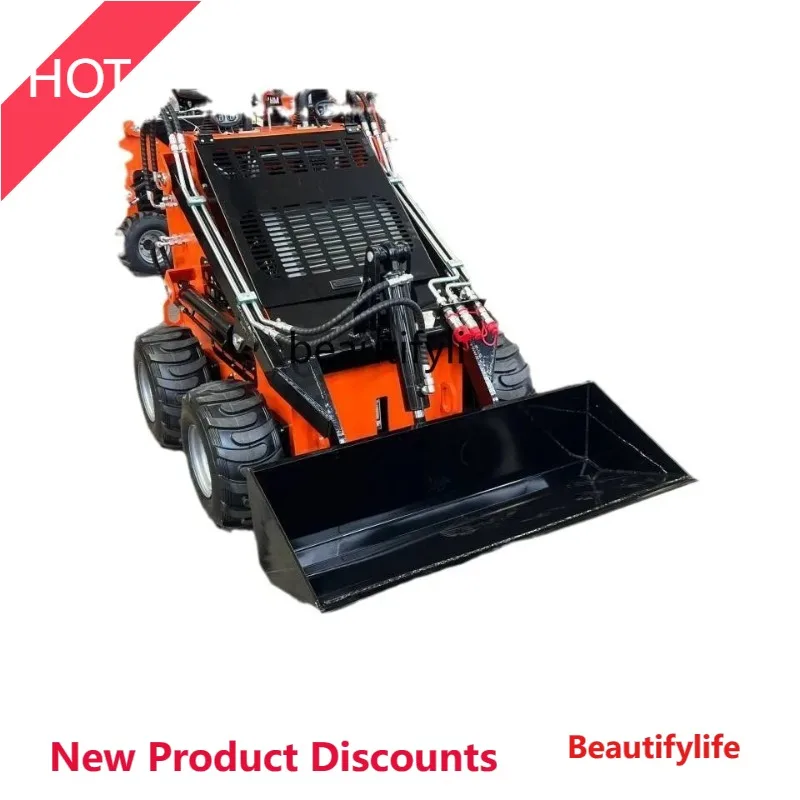 A9344 New small skid steer loader, double pump double valve, wheel loader
