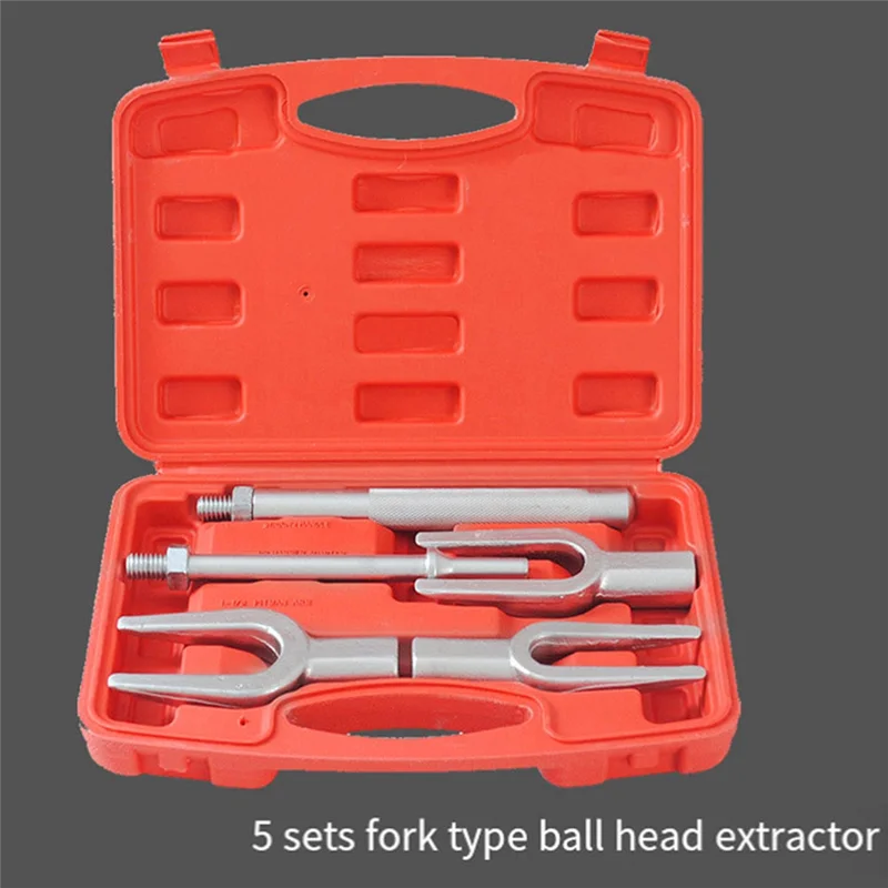 AA89-5 Stuks Nieuwe Vork Type Koevoet Tool Kogelgewricht Remover Stuurarm Trekstang Vork Koevoet Kogelgewricht Remover Puller