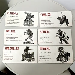 10*5cm Demon of The Day Oracle 40 Cards Contain Messages From The Goetic Demons Revealing The Truth Hidden In The Shadows