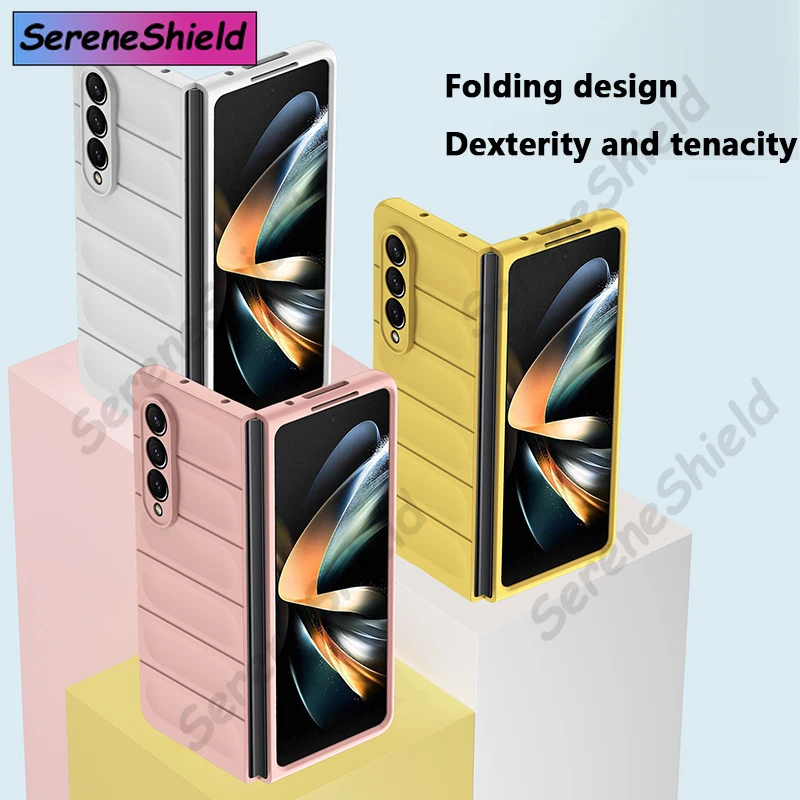 

Skin Feel Hard Case for Samsung Galaxy Z Fold 3 4 5 6 7 Fold7 Fold6 Foldable Shockproof Protection Matte Anti-Scratch Cover
