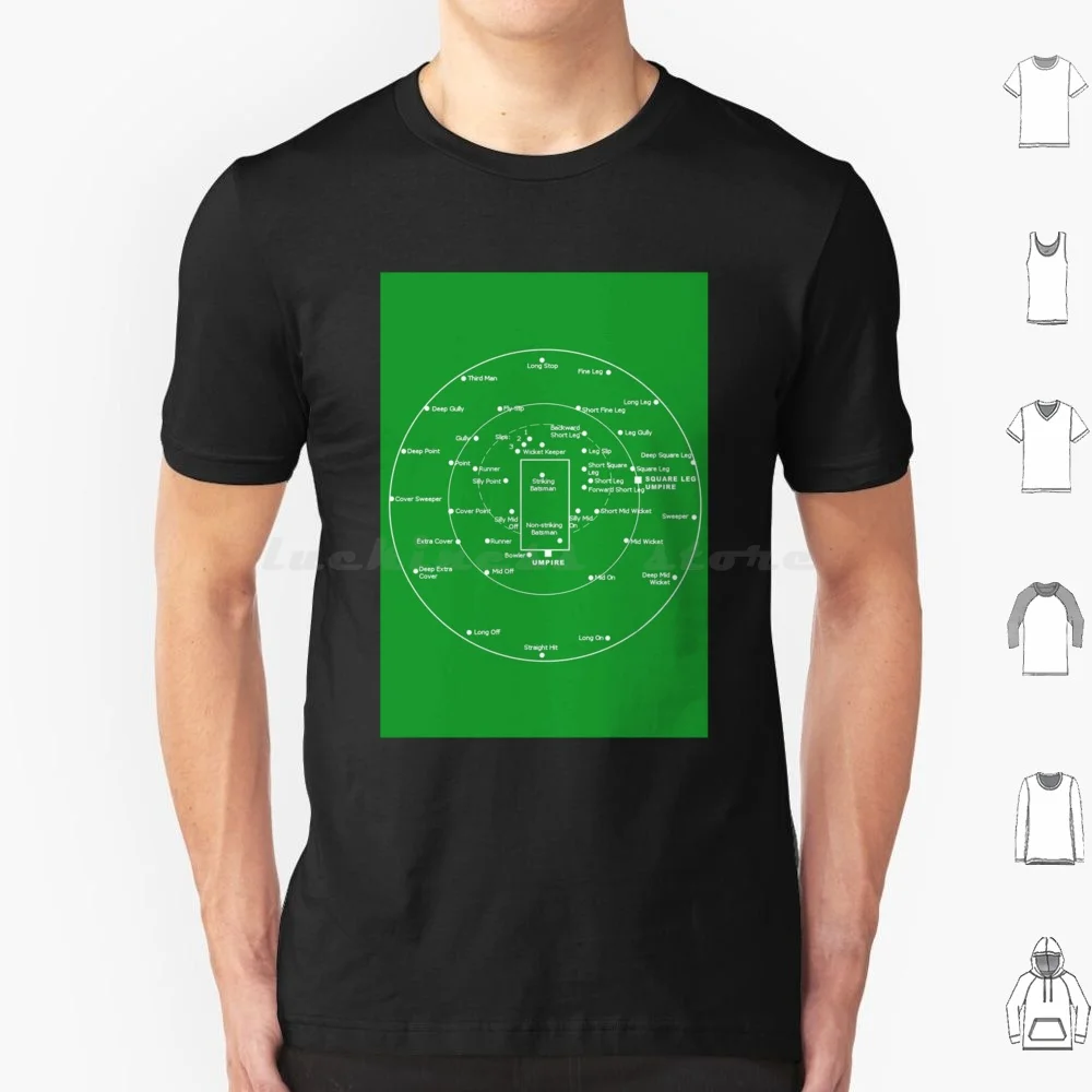 Cricket Pitch Positions-Fielding Positions Diagram Classic T Shirt Men Women Kids 6xl Funny Silly Witty Humor Humorous Comic