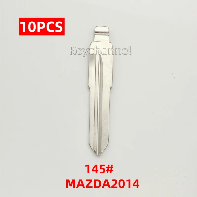 10pcs Car Key Blade MAZDA2014 Remote Key Blank KD Double Track Key Head Spare Door Key for Mazda Axela Atenza for Xhorse KEYDIY