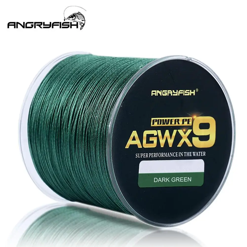 

Angryfish Agwx9 500m Pe Fishing Line Super Strong Wear-resistant Lure Braided Line Fishing Tackle Tools