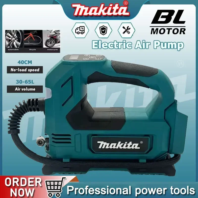 

Беспроводной портативный насос Makita с цифровым дисплеем для автомобилей и мотоциклов, литий-ионный, мобильный