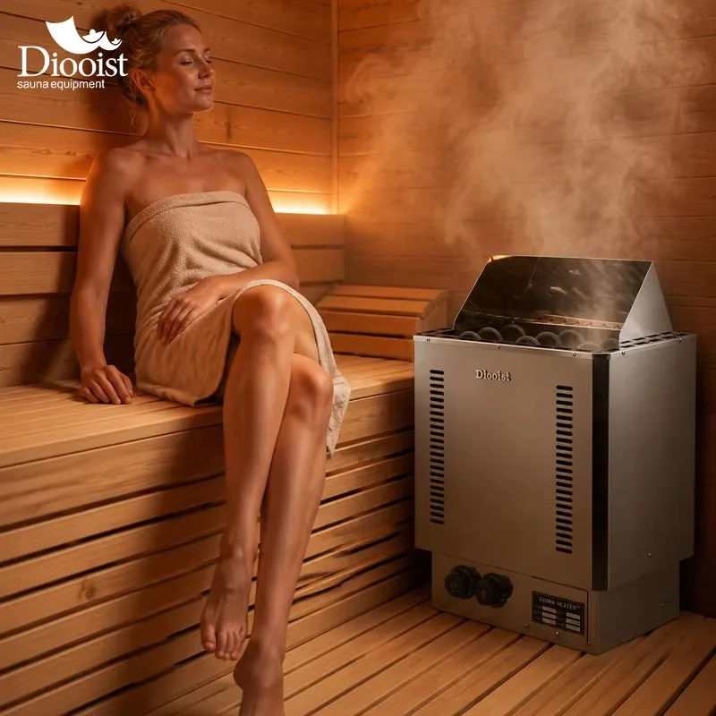 Diooist 3KW 9KW Fast Heating Sauna Stove Quick Warm Up For Energy Saving Relaxation Sessions
