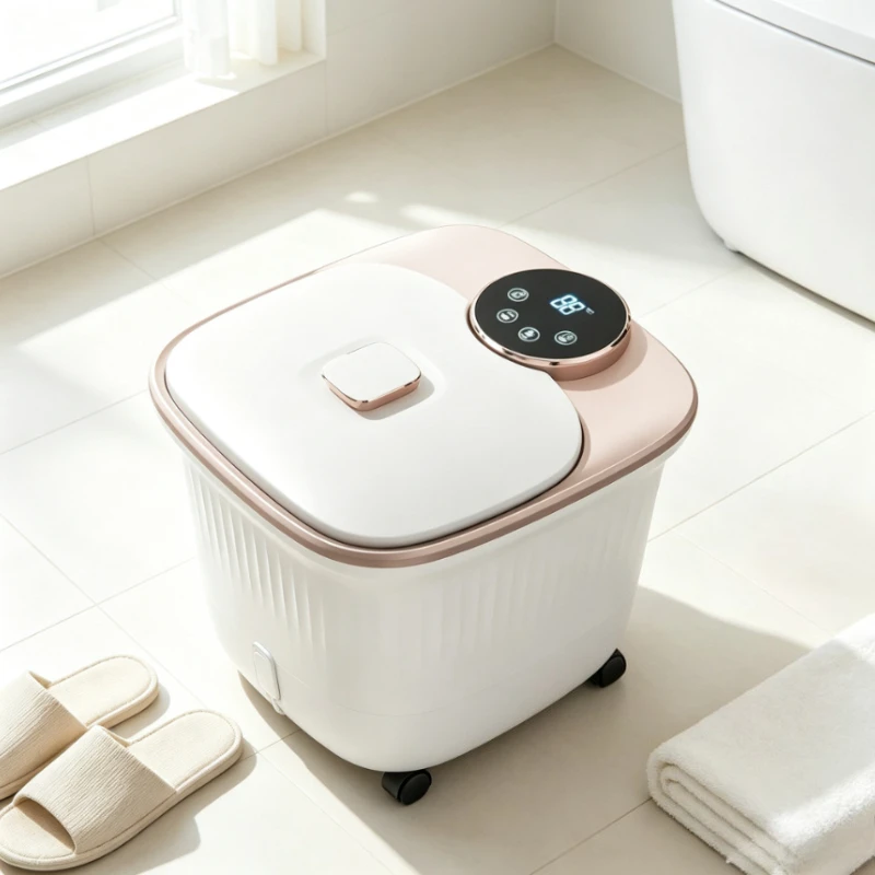 Red Light Fumigation Automatic Health Electric Foot Spas and Baths Constant Temperature Pedicure Steamer Home Footbath Machine