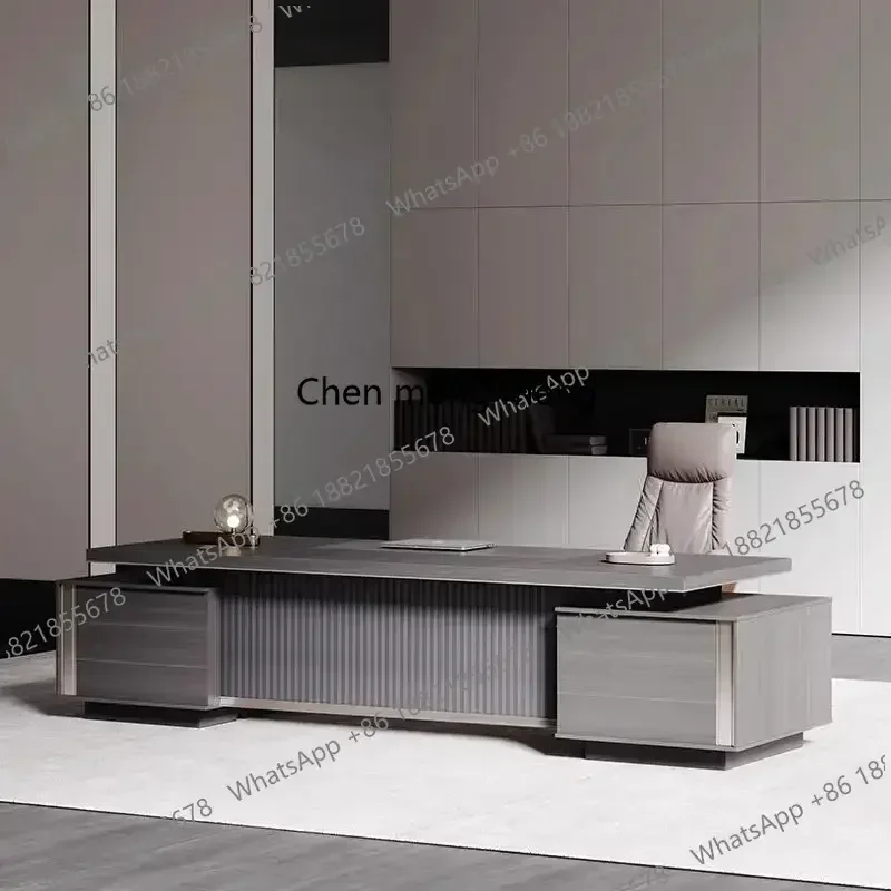 Discount Unique Unusual Office Desk Executive Study Conference Minimalist Office Desk Mobile Modern Gaming Wooden Bureau Home Fu