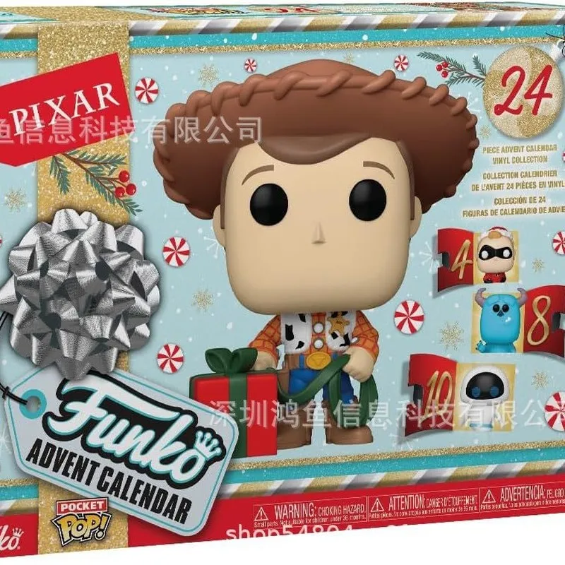 2025 جديد عيد الميلاد ضرب تقويم القدوم عطلة التقويم وحوش الجيب 24 جيب البوب الموسيقى صندوق أعمى ألعاب أطفال مفاجأة هدية