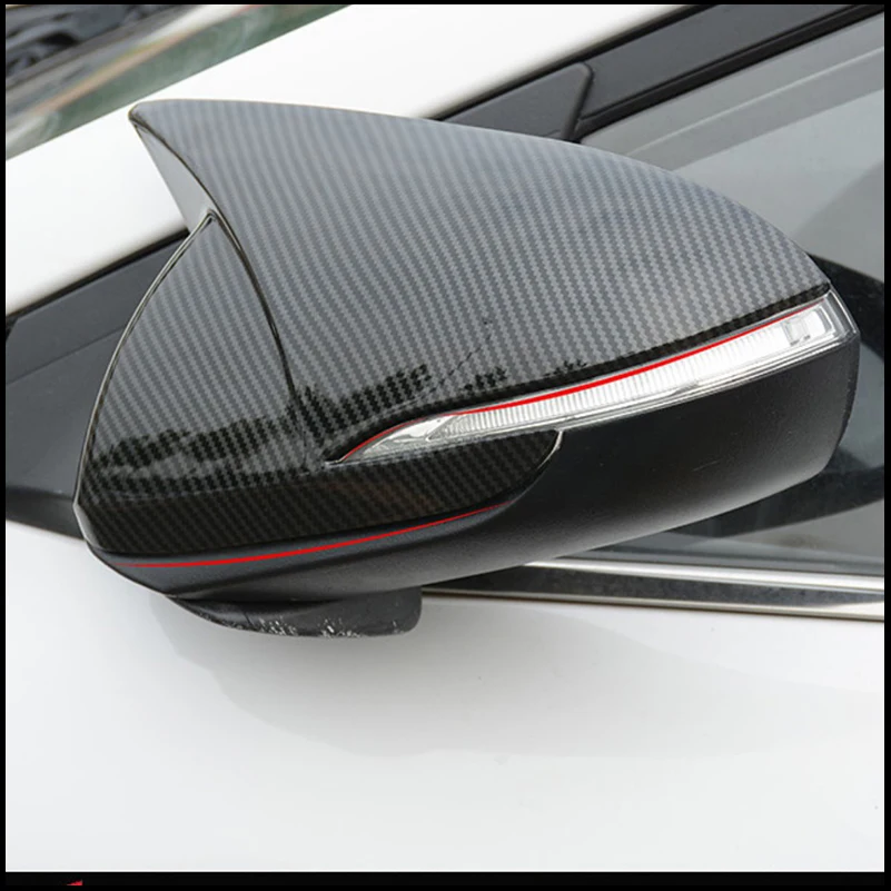 

For Hyundai Elantra 2016-2019 Door Side Wing Rearview mirror Cover Sticker Trim Car Styling Exterior Accessories
