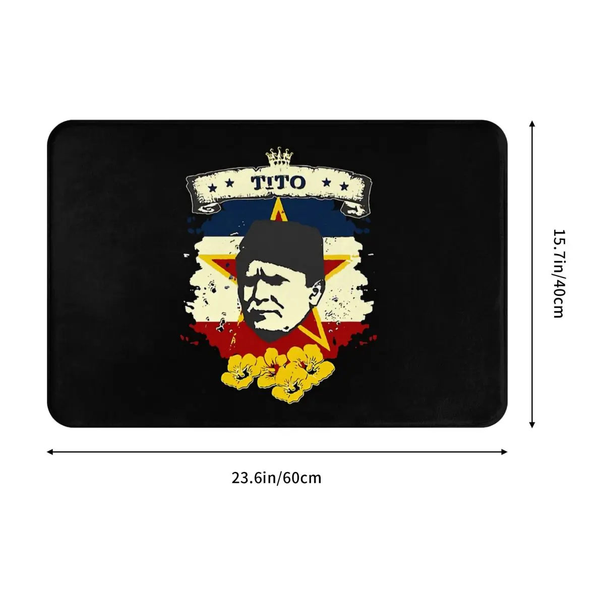 Russian CCCP Non-slip Doormat Living Room Mat Josip Broz Tito Legend Floor Carpet Welcome Rug Home Decor