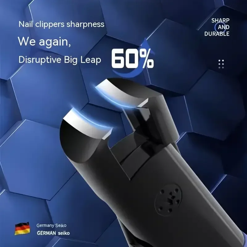 مجموعة مقصات أظافر احترافية - فتحة كبيرة جدًا وسهلة التشذيب، مريحة وسهلة الإمساك، مناسبة لأظافر القدم الصلبة السميكة #4