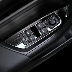 Car Window Switch Control Panel Covers Compatible for Skoda 2017-2024 Kodiaq 2019-2024 Kodiaq GT Interior Accessories(for LHD)