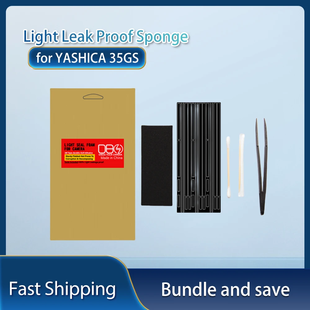 

Light Leak Proof Sponge High Density Foam for YASHICA 35GS Film Camera Repair Kits Accessories Light Proof Seal Foam Sponge