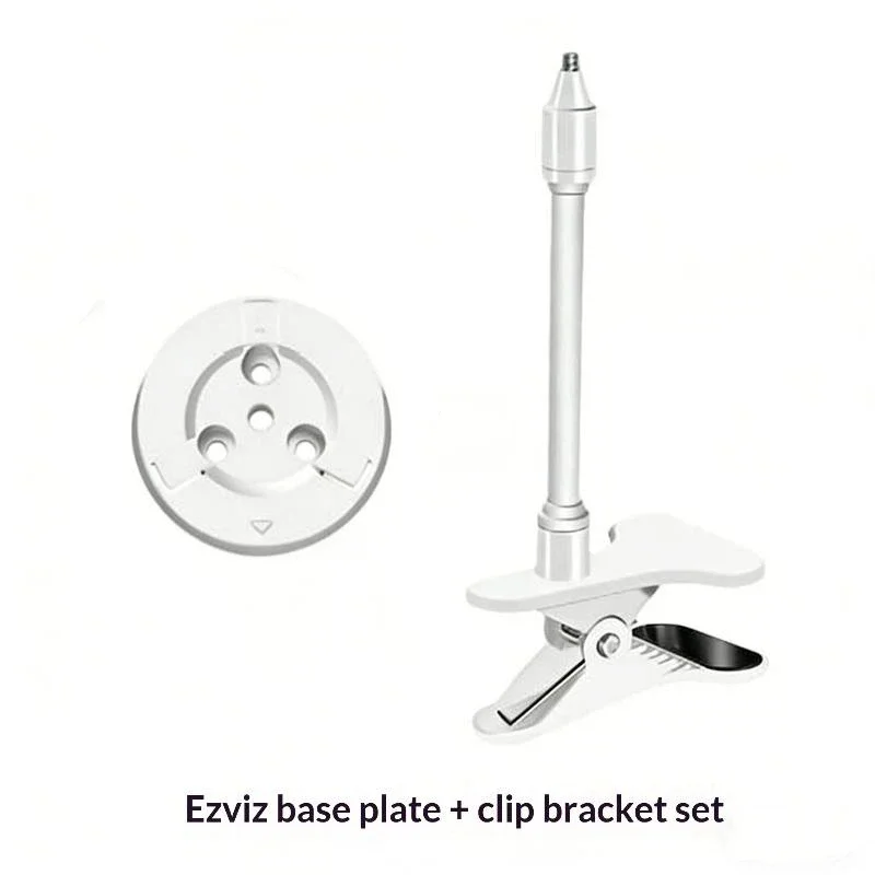 1 Set Baby Monitor Camera Holder Stand Flexible Camera Clamp Mount Webcam Monitor Punch-free Bendable Bracket Base With Clip