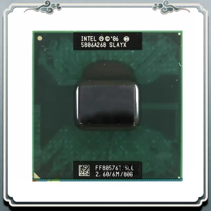 

Premium Core 2 Duo T9500 CPU SLAQH SLAYX 2.6 Ghz Used Dual-Core Dual-Thread CPU 6M 35W Socket P For Notebook