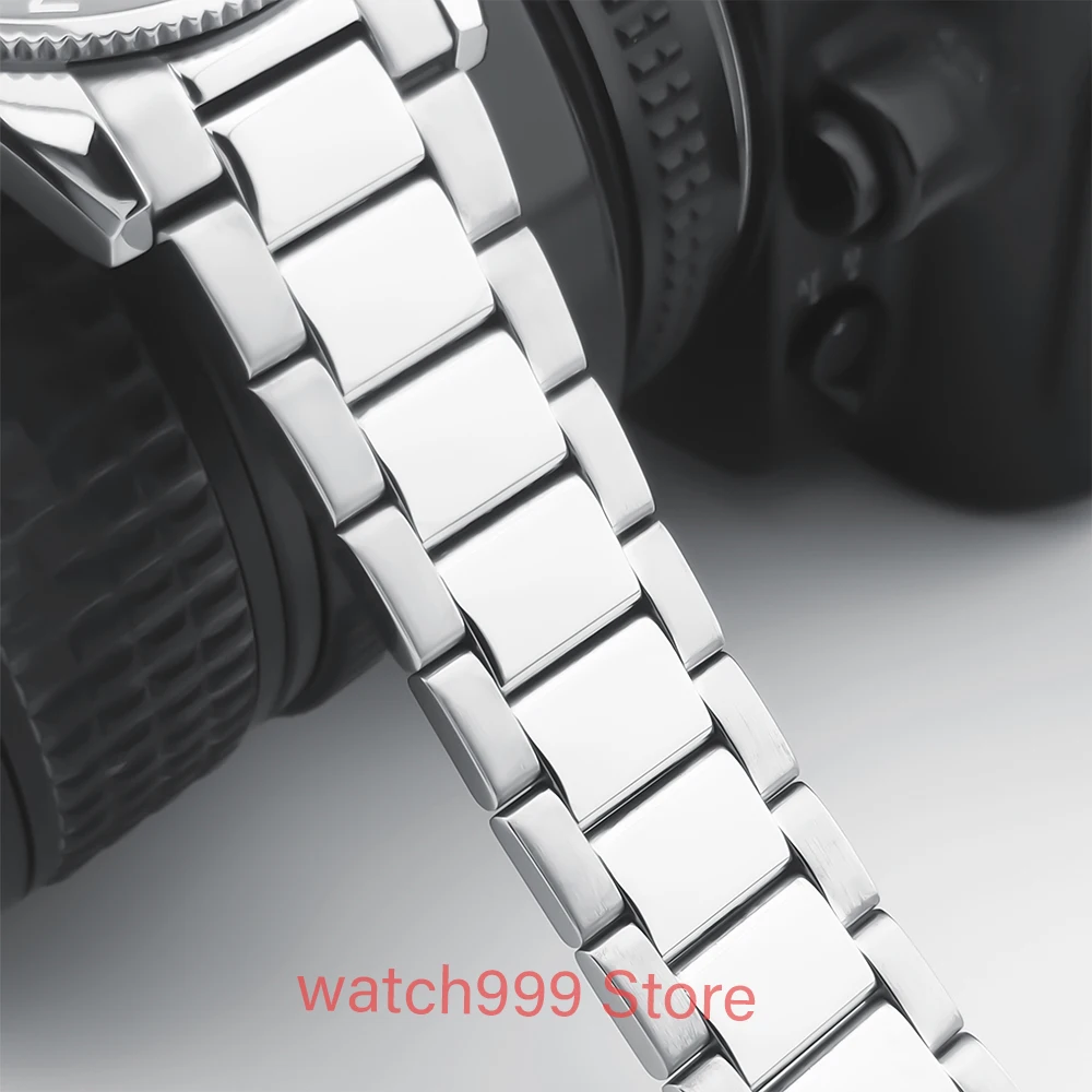 Corgeut 10ATM impermeable NH35 movimiento automático 36mm 39mm reloj para hombre hebilla deslizante correa de acero cristal de zafiro