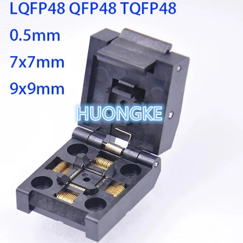 1PCS/LOT LQFP48 QFP48 Test Stand QFP48-0.5-01 TQFP48 0.5 Burn Stand Aging Stand IC Stand