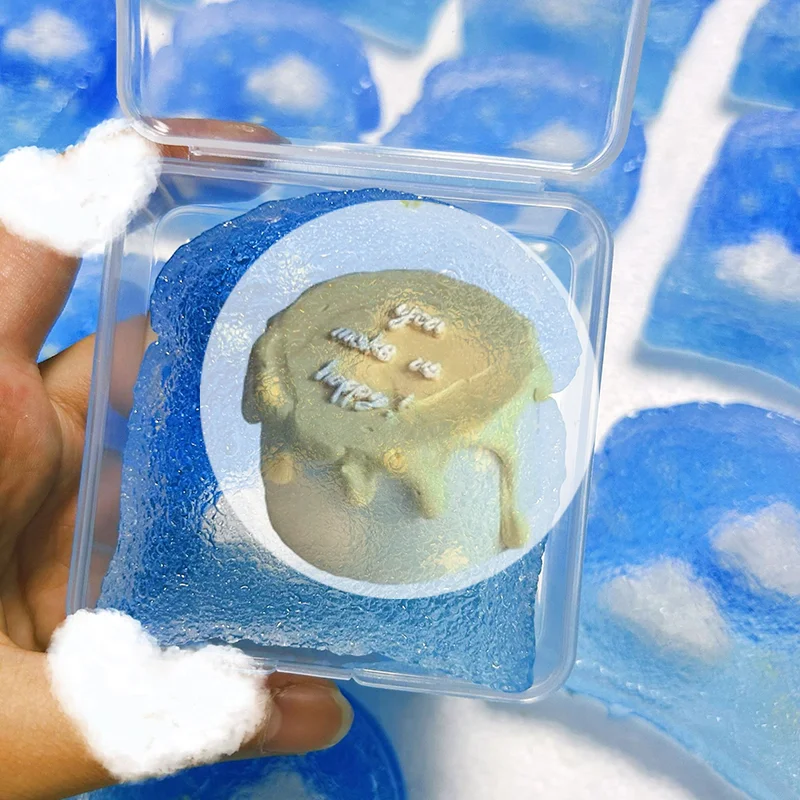 1Pc Leuke Toast Stress Relief Speelgoed Anti-stress Elastische Rebound Speelgoed Zachte Maltose Decompressie Speelgoed Voor Volwassen kinderen Party Gunsten