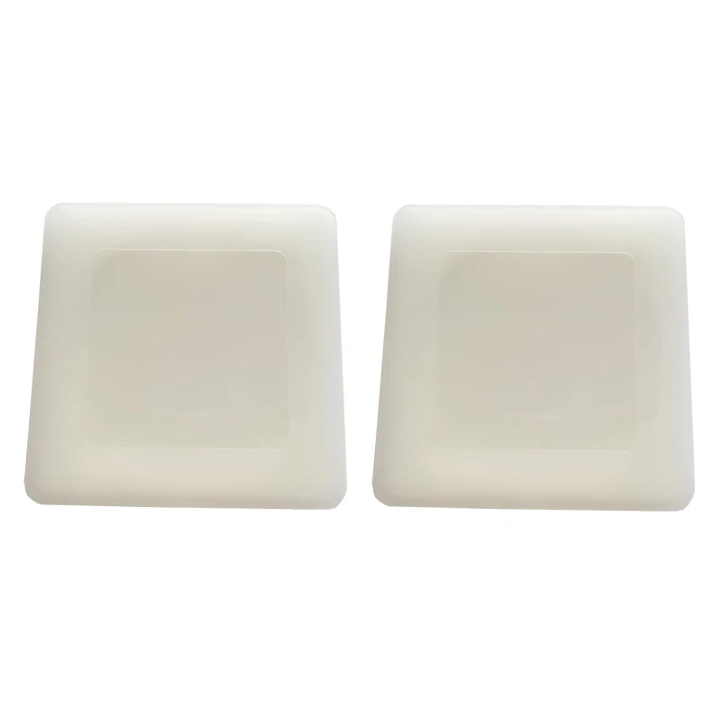 2PCS Camera Filter Packging Box Transparent Protection Cover Storage Case with Sponge Pad for Photographic Equipment Accessories