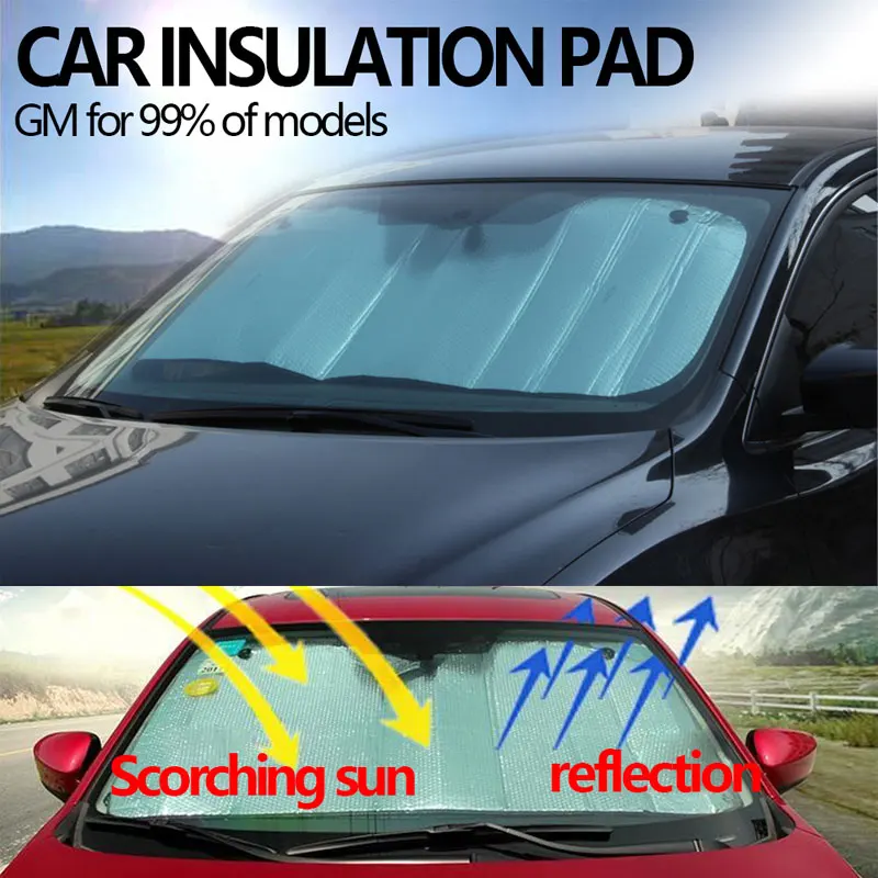 Car Sunshade Front Rear Window Curtain Shade Sun Protector Windshield Visor Cover Foldable Baby Car Retractable UV Protection