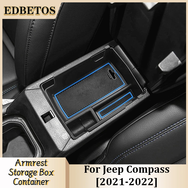 

For Jeep Compass 2021 2022 Armrest Storage Box Center Console Organizer For Jeep Compass Armrest Secondary Storage