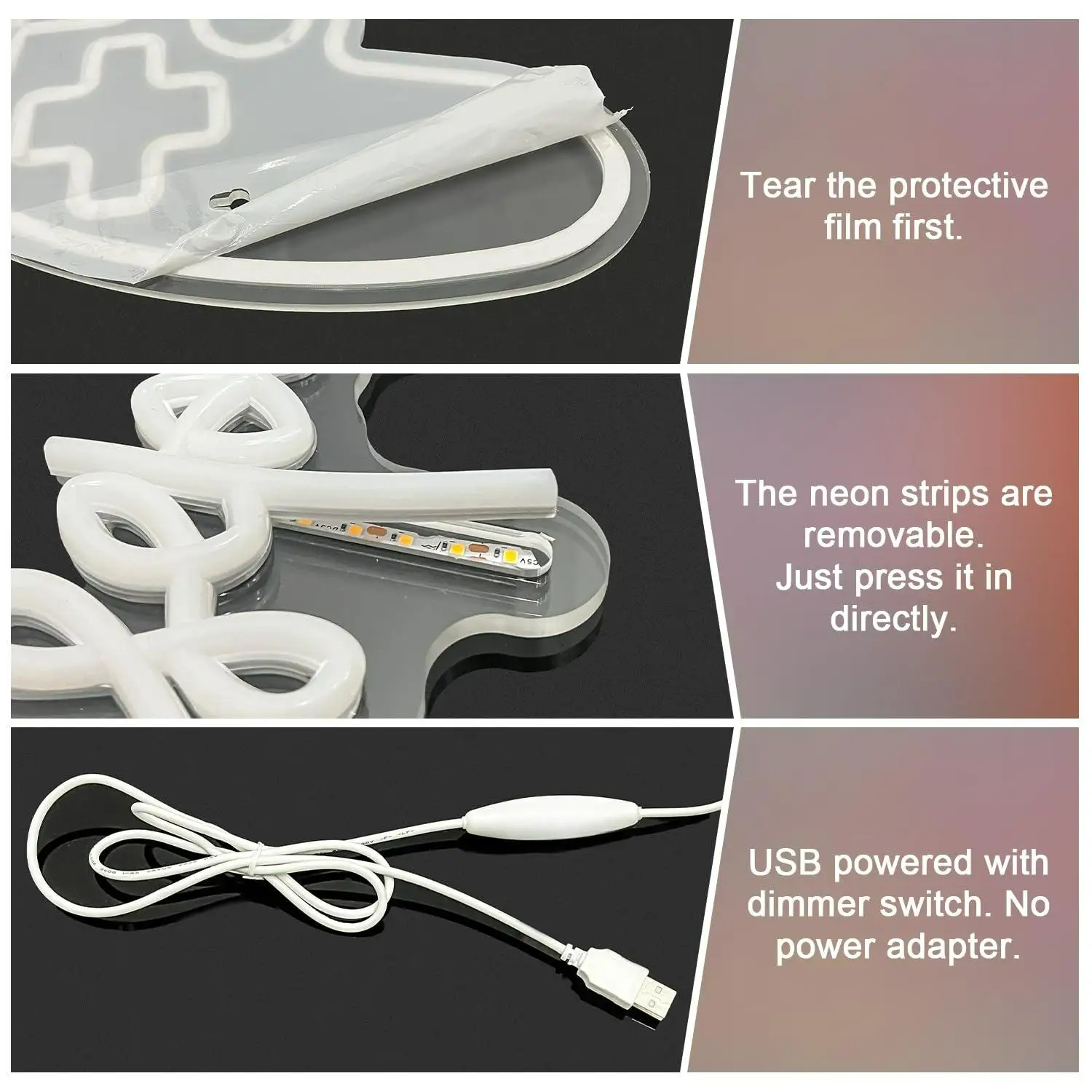 Congrats Graduation Neon Sign USB Dimmable LED Neon Lights for Class Graduation Party Graduate Ceremony Wall Decor Decorations view 5